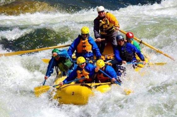 River rafting on the Lochsa River